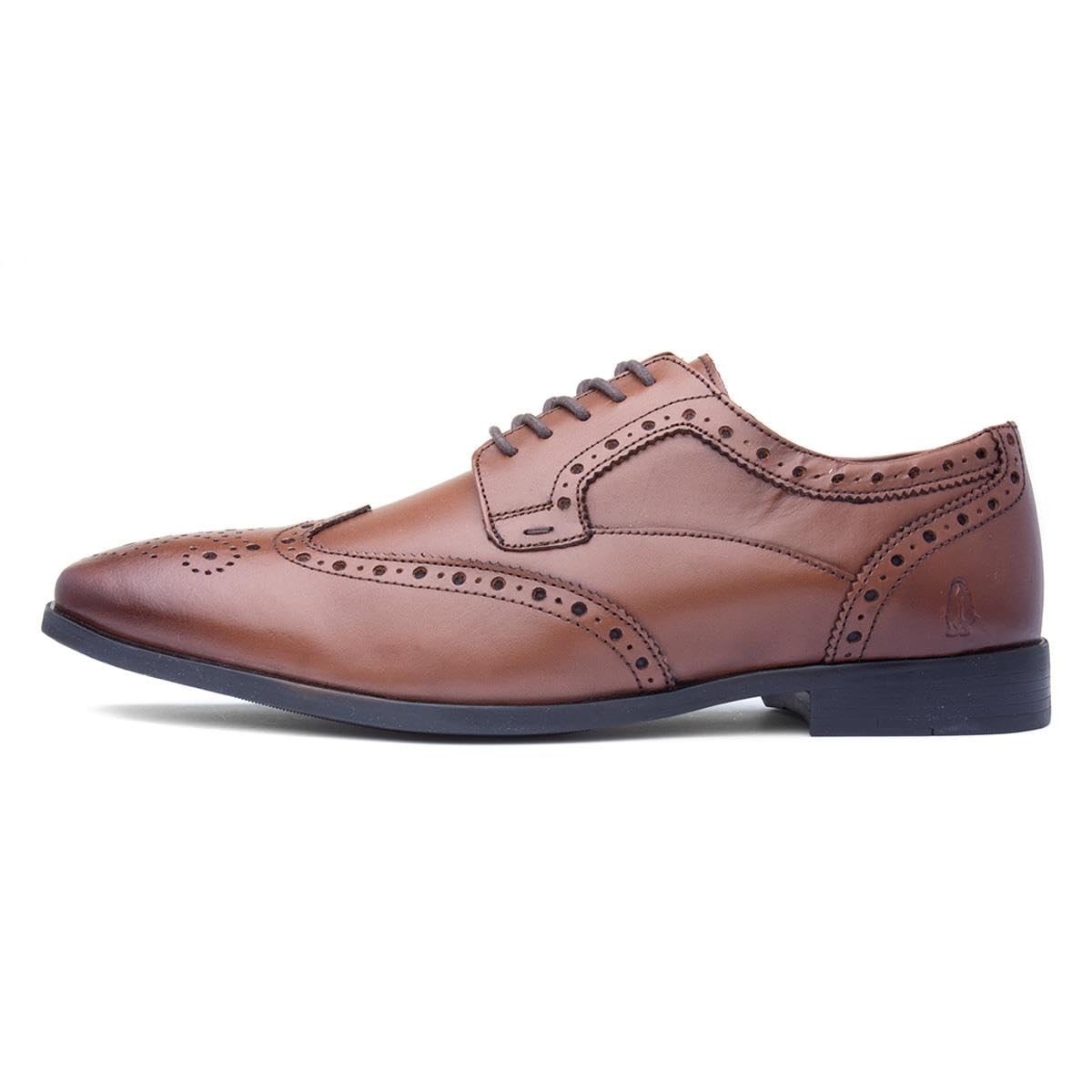 Hush Puppies Men's  Tan Elliot Brogues in Size 8, BrandAlley
