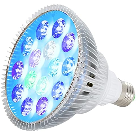 ABI 12W Tuna Blue LED Bulb Coral Reef Optimized Spectrum PAR38 Cover