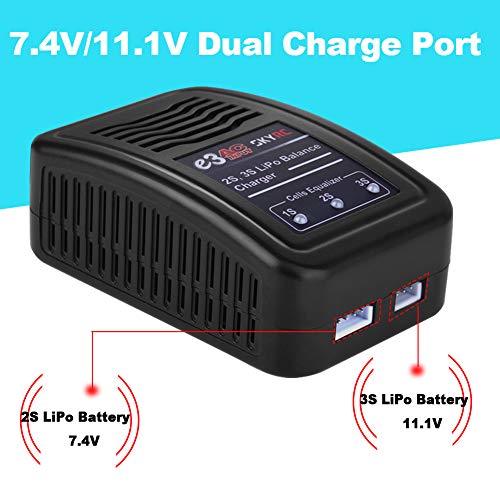 SKYRC - Caricatore Lipo bilanciato e3 AC 2s 3s, 15...