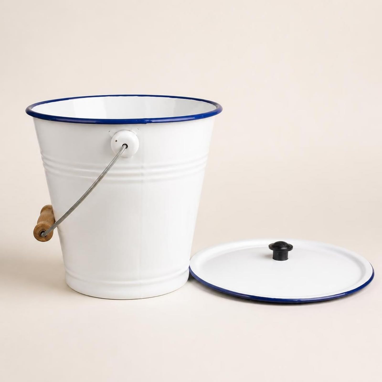 Seau avec Couvercle Polyvalent, 28 Cm, Environ 9 L