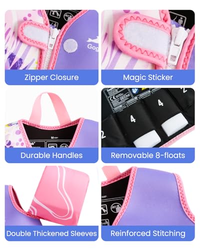 Image of Gogokids Puddle Float Jumper 33-66 Pounds, Toddler Swim Vest Kids Floaties