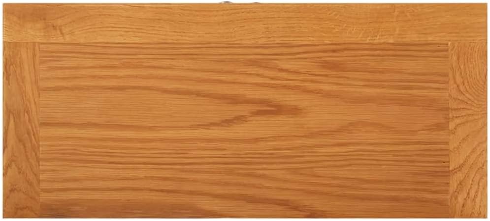 Medium Oak Storage Cabinet with MDF Veneer and Solid Oak Wood Construction for Living Room or Bedroom