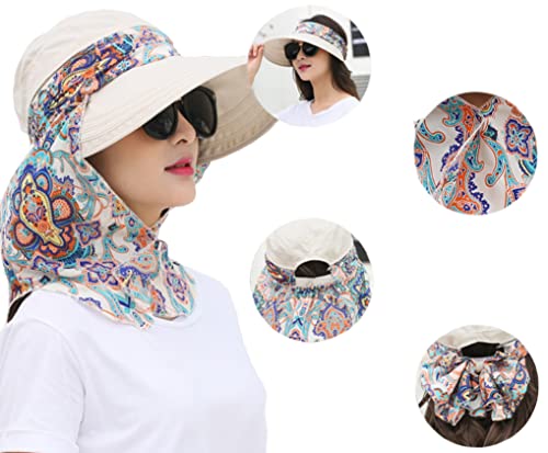 Gorro mujer con ala ancha para sol y protección UV miniatura 5
