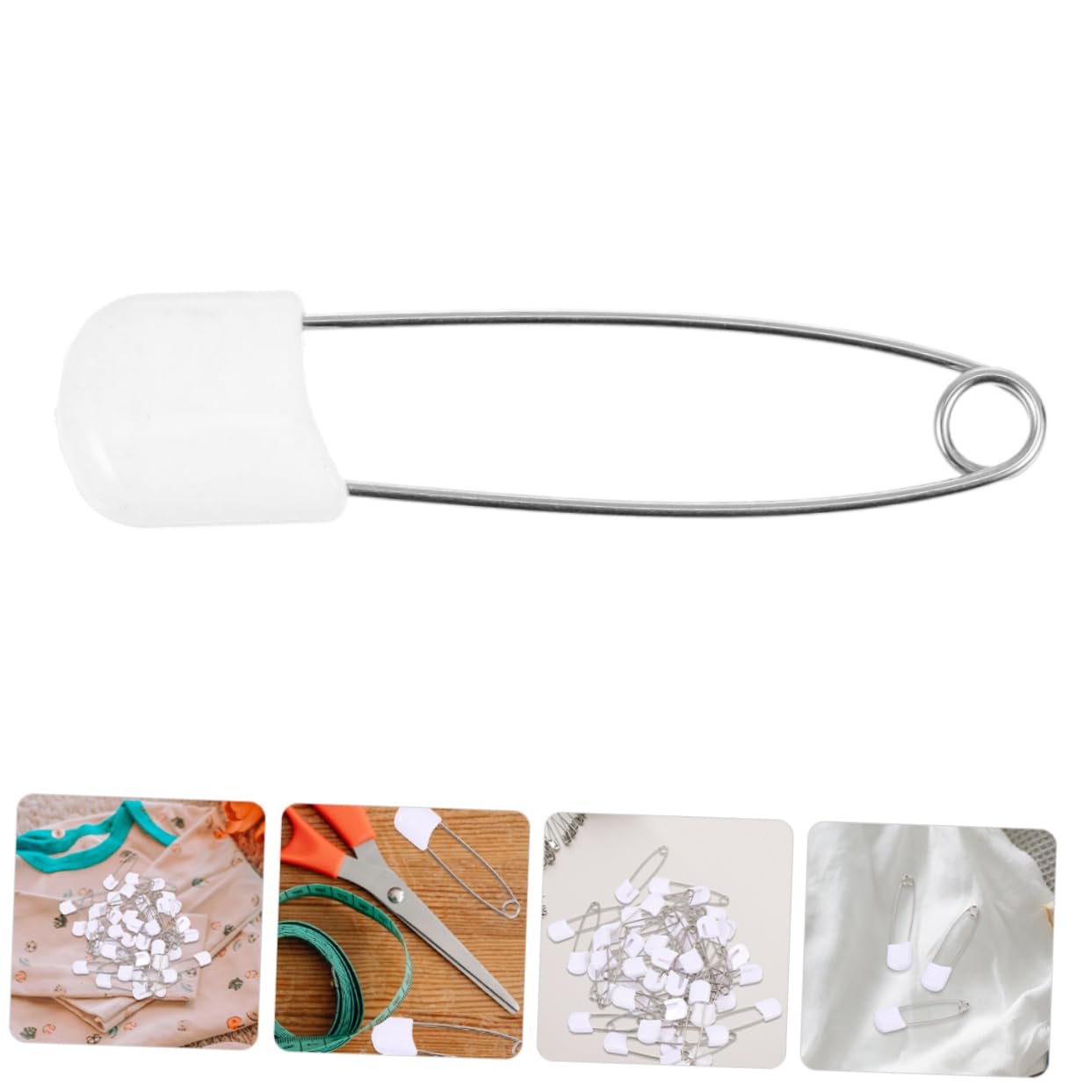60pièces Épingles à Nourrice pour Bébés Sécurisées Et Durables Parfaites pour Les Couches Et Organiser Les Vêtements