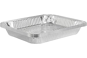 Bluesky Premium Half Size Shallow Charolas de Aluminio Perfectas para Catering y Hornear