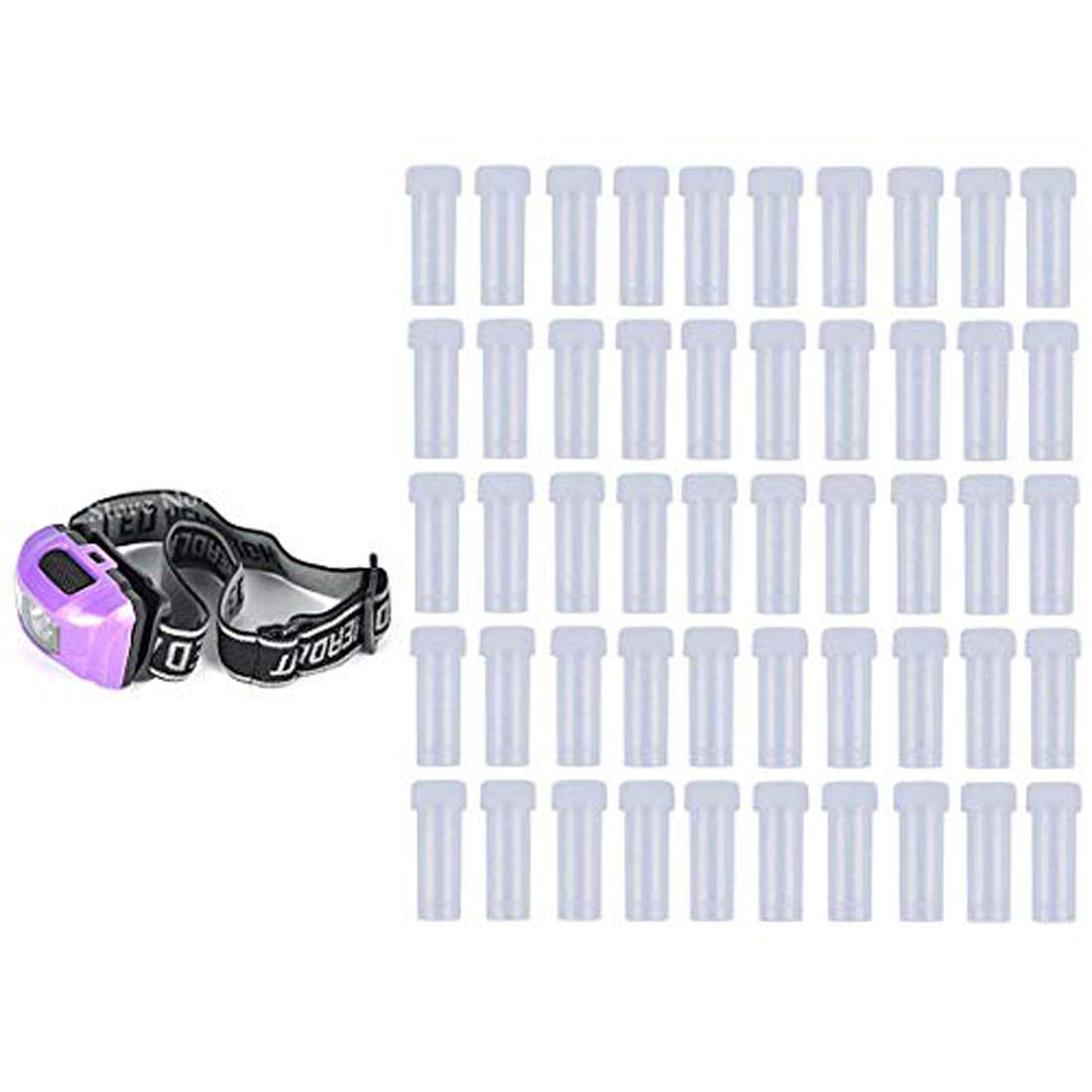 DIY Crafts Pack Of 40 Pcs, 5ml Vial Bottles With Head Light, 5ML Plastic Sample Small Bottle Vial Storage V (Pack Of 40 Pcs, 5ml Vial Bottles With Head Light)-image-27