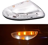 Vista 11 de Jinfili Lente ahumada LED para espejo lateral con señal de giro secuencial para lámparas de espejo retrovisor 68302828AA 68302829AA para camiones