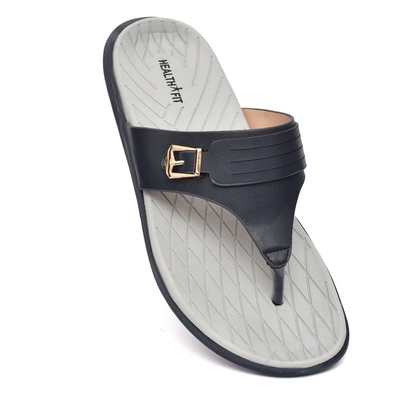Super Soft Ortho Care Bounce Back Anti-Skid Doubleu Flip-Flops for women's/Grils-Slippers/Doctor Chappal & Footwear-Women's/Girls 05-image-46