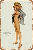 Ysirseu Retro Tin signs Vintage Pin up Girl art Vargas (2348) Tin Signs Retro Garage Plaque Decorati