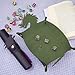 SIQUK 2 Pieces Dragon Dice Rolling Tray PU Leather Dice Mat Folding Scroll Dices Holder for D&D RPG Games (Dark Green, Violet)