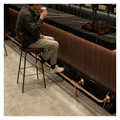 Repose-pied de bar pour cour et comptoir de réception rose gold