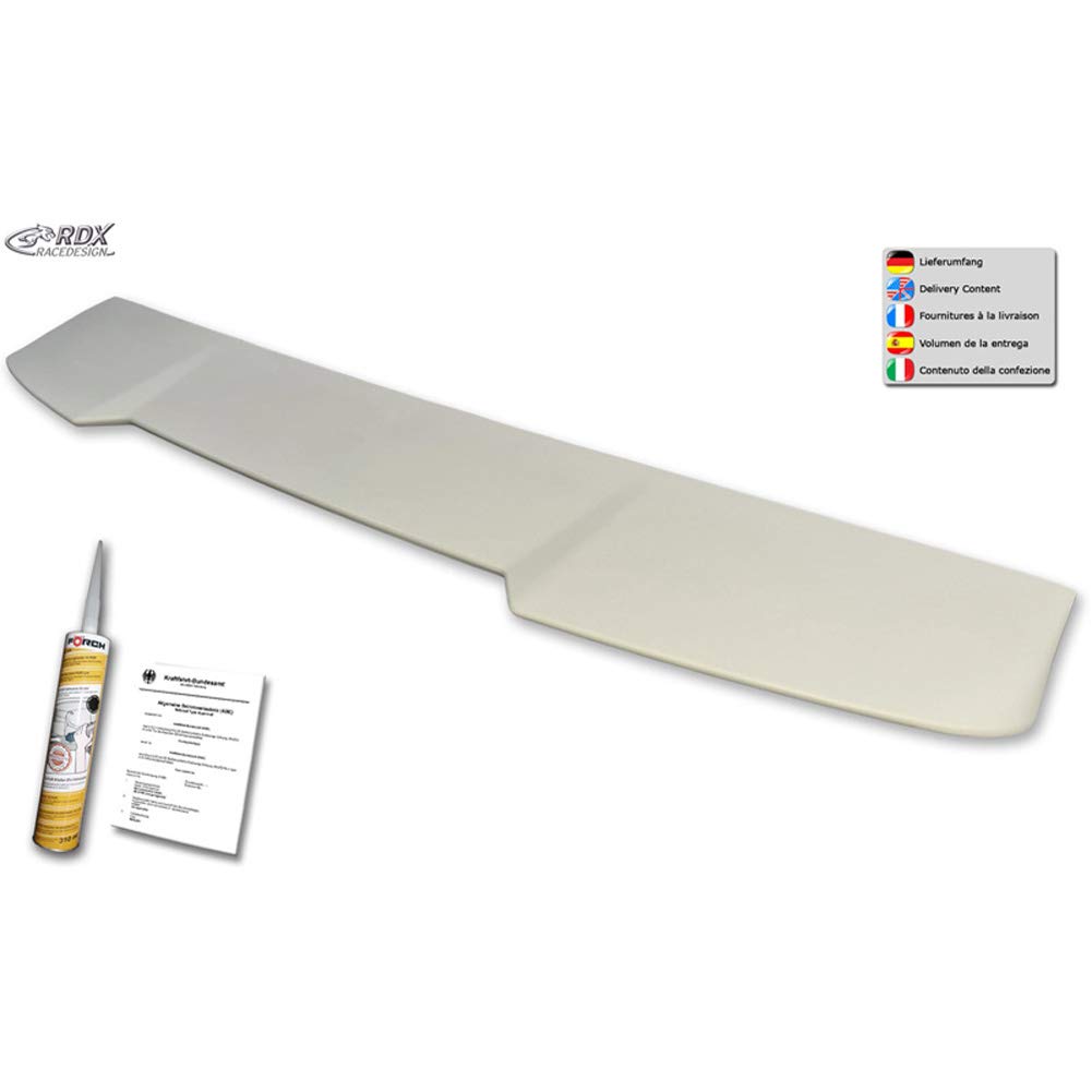 Becquet de toit compatible avec Audi A6 Avant 2005-2011 (PUR-IHS), noire