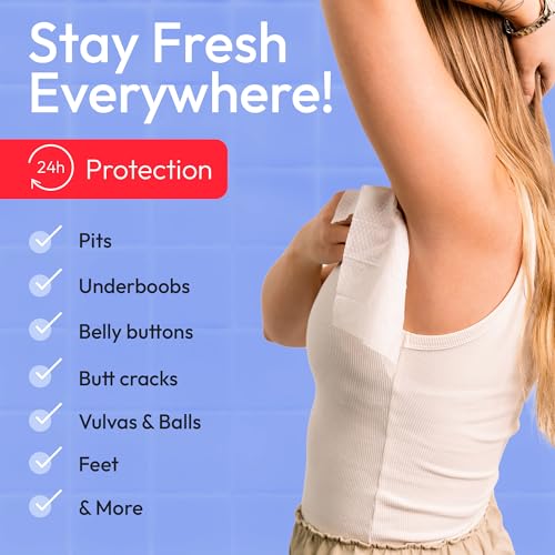 Image of FOMIN Acidified Deodorant Wipes for Women & Men - 50 Count Variety Pack | Individually Wrapped Mini Deodorant Wipes, Travel Size - Plastic-Free, pH Balanced Underarm & Body Wipes - Fits Any Bag