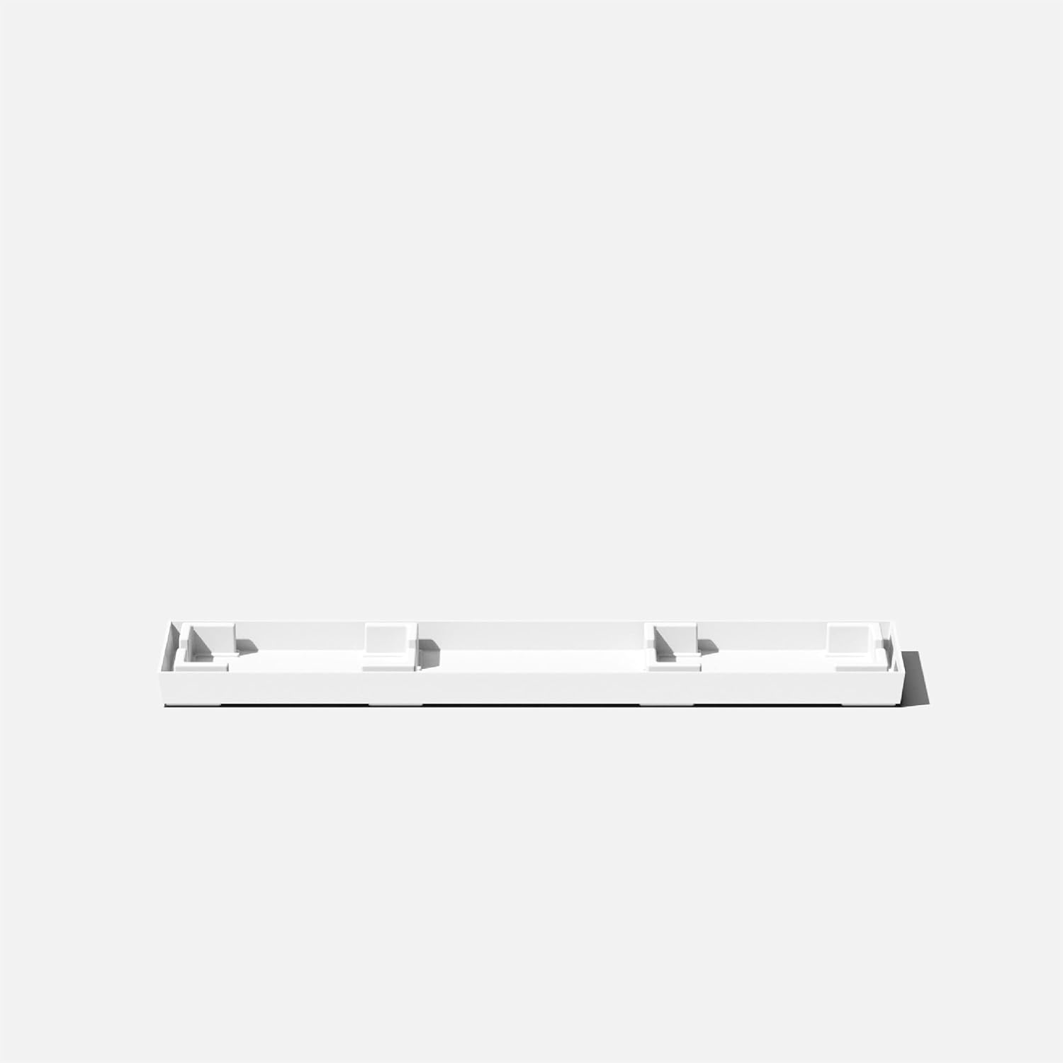 Veradek Pure Series Midori 31" Planter White Tray (2 Pack)