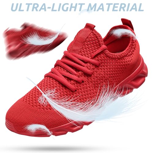 Image of Running Womens Shoes Fashion Walking Sports Gym Tennis Breathable Slip on Ladies Non Slip Lightweight Jogging Sneakers