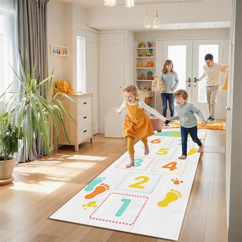 Tapete runner educativo para niños 2x3 pies miniatura 4