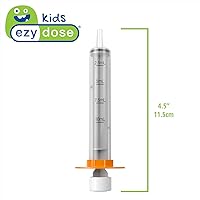 Vista 2 de EZY DOSE Jeringa oral para bebés y niños y dispensador, diseño verdaderamente fácil para medicina líquida, Tylenol, Motrin, fácil de administrar
