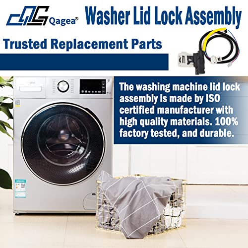 Washer Lid Lock Assembly (3-Wire) W11307244 W10682535 Fit For Whirlpool Maytag Amana Kenmore, Washing Machine Door Latch Assembly Replaces W10838613 W10838613Vp W11253733 Ps12704713 W10682535 #TOP4