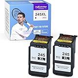 myCartridge SUPCOLOR Remanufactured Ink Cartridge Replacement for Canon 245XL Black Ink 245 XL...