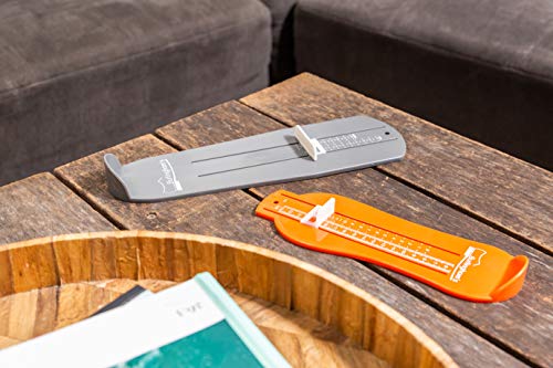 Burlingham's Shoe Size Measuring Devices For Adults And Kids - Accurate, Easy To Use Foot Measuring Device Set - Never Order The Wrong Size Shoes Again With This Shoe Sizer Tool - 2 Pack #TOP5