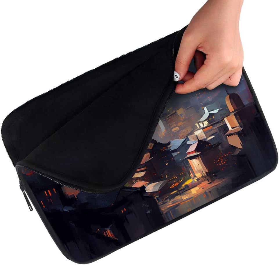 City Print iPad Sleeve - Skyscrapers Tablet Sleeve - Cool Carrying Case - 13 inches