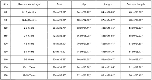 Miniatura 3 de TBUIALL Ropa para niñas pequeñas, traje de algodón suave y cálido, cuello redondo, manga corta, cuello redondo, color sólido, 5