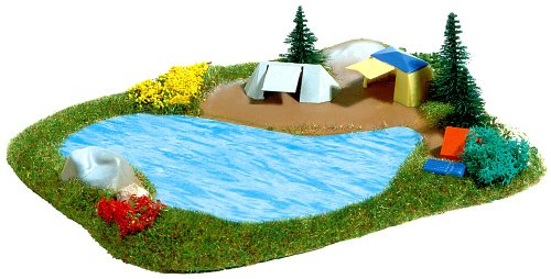 Preisvergleich Produktbild Busch 8052 - Campingplatz mit Badesee N