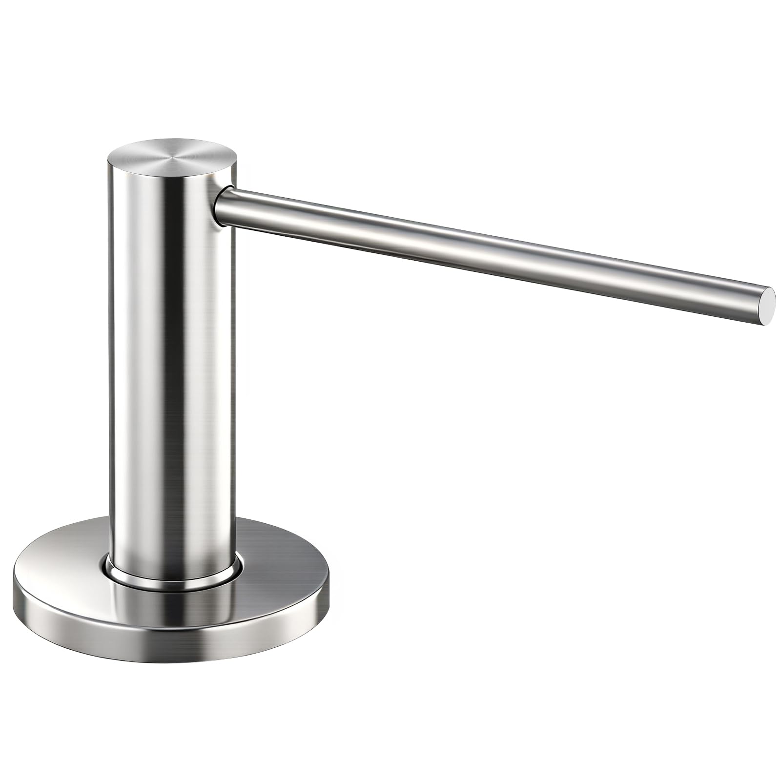 Kitchen Sink Soap Dispenser Brushed Nickel GAPPO Stainless Steel Countertop Pump Hand Lotion with Built-In Bottle