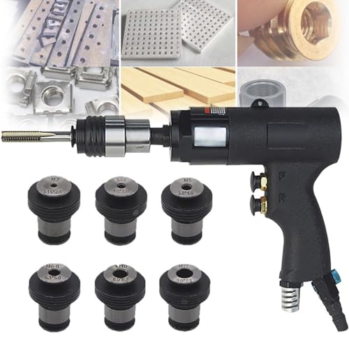 ZXCVBNMQ Máquina de roscado neumática M3-M12 Pistola de roscado neumática máquina de roscado Manual Profesional Herramienta
