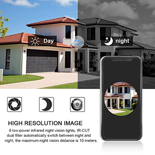 Campainha Wi-Fi, Campainha de vídeo HD de 720p WiFi WiFi Vídeo porteiro inteligente Monitoramento do