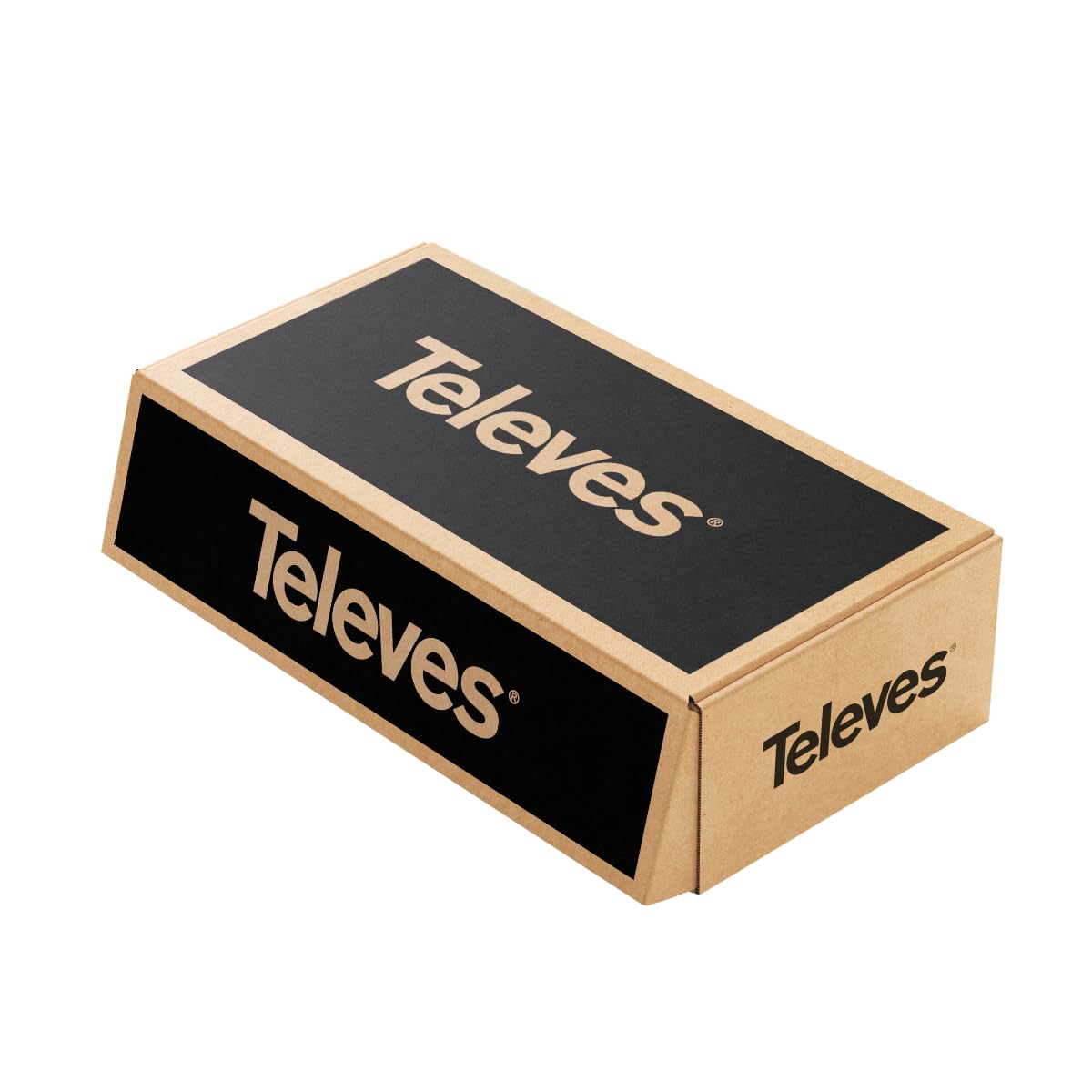 Televes 560483 Amplificatore/Combinatore di antenne a doppio ingresso coassiale F-Fitting Connessioni, Controllo automatico del Guadagno (AGC) 5G Filtrato Combina Qualsiasi Due Antenne TV