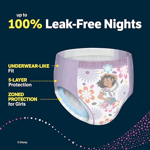 Goodnites and Wipes Bundle: Goodnites Underwear for Girls, Small/Medium, 44ct & Huggies Natural Care Sensitive Wipes, Unscented, 12 Flip-Top Packs (768 Wipes Total) (Packaging May Vary)2