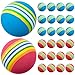 24 Palline da Golf per Interno et All'aperto, Palline Gommapiuma per Principianti, Colori Arcobaleno Palline Schiuma per Bambini Allenamento da Golf