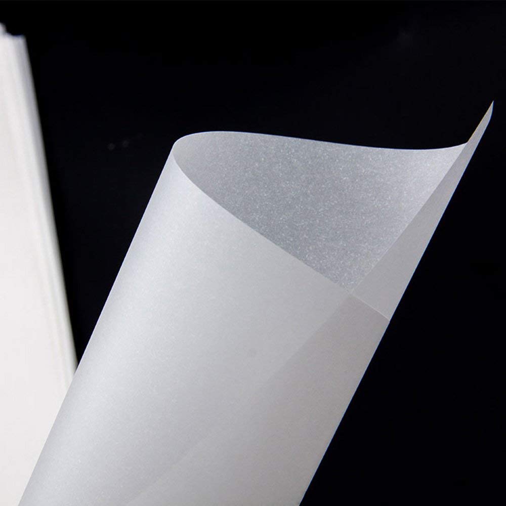 Papel de calco para dibujo, papel vitela translúcido de 8.5 x 11 pulgadas, 100 hojas 2