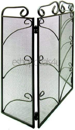 Fire Guard Freestanding Panel Spark Fireplace Screen Protector Safety Cover