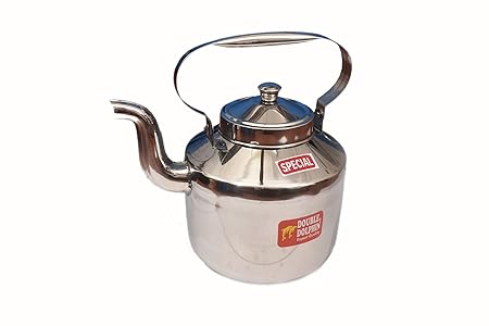 STAINLESS STEEL STEAM BOILER KETTLE/STEAM INHALER/DOUBLE DOLPHIN/STREAMER FOR COLD AND COUGH/MULTI PURPOSE TEA