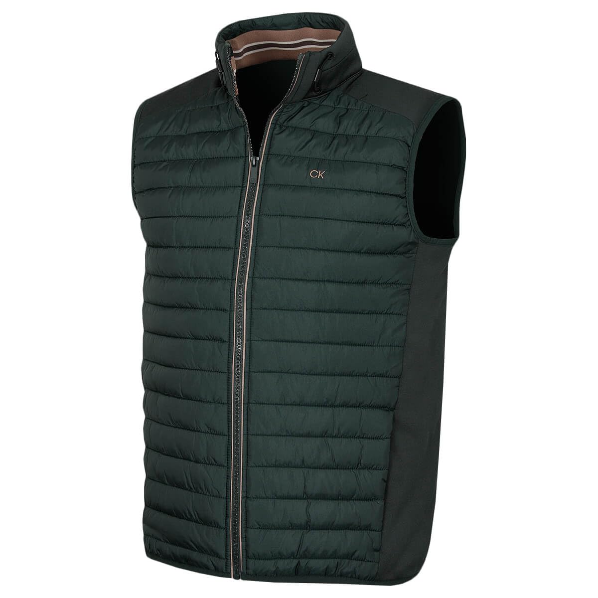 Calvin Klein Mens Hybrid Insulate Gilet - Evergreen - XXXXL