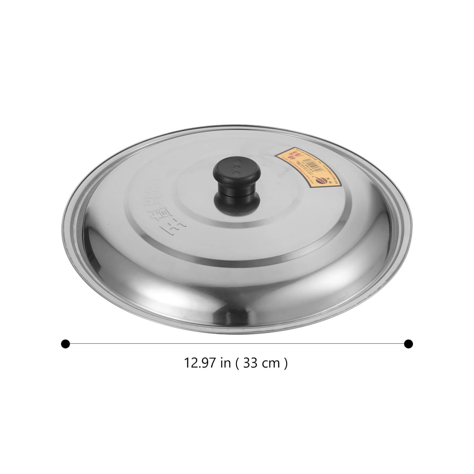 Couvercle Universel 33cm Pour Casseroles Et Poêles - Couvercle Acier Inoxydable Avec Poignée, Anti-Éclaboussures
