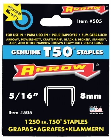 Arrow FastenerCo. 50524 .31 in. T50 Staples - Pack of 4