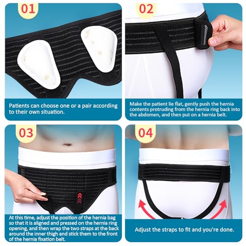 Faja Hernia para Hombre Ajustable Flexible Grande miniatura 7