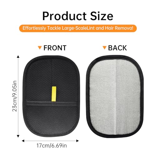 Image of 1 Pcs Pet Hair Removal Gloves Brush, Reusable Cat Dog Electrostatic Hair Remover Grooming Glove Tool