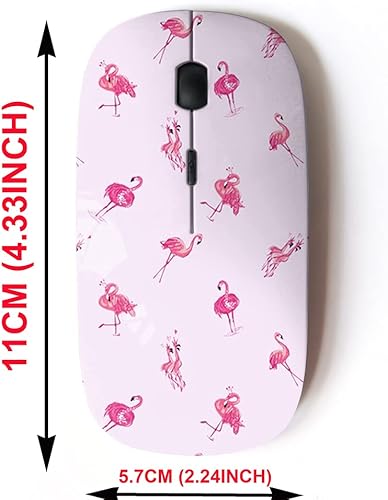 Miniatura 2 de Ratón inalámbrico de 2.4G con bonito diseño de patrón para todas las computadoras portátiles y computadoras de escritorio con nano receptor,