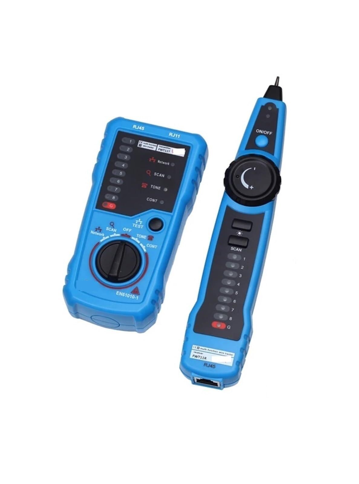Tester per cavi, Tester Per Cavi Di Rete, Rilevatore RJ11 RJ45 Cat5 Cat6, Telefono, Toner Tracciamento, Linee LAN Ethernet per la raccolta dei cavi
