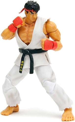 Street Fighter II - Figura de acción Ryu de 6 pulgadas, juguetes para niños y adultos