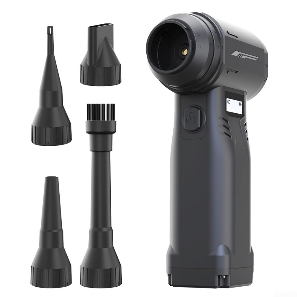 Violent Turbo Fan, Mini ventilatore portatile, 9 velocità Dust Blower, per spazzare fuoco al carbonio, spazzare polvere industriale, spazzare cenere, pulizia tastiera
