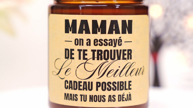 Bougie Parfumée Lavande - Cadeau Original Pour Maman, Noël, Fête Des Mères Ou Anniversaire Bougie Parfumée Lavande - Cadeau Original Pour Maman, Noël, Fête Des Mères Ou Anniversaire