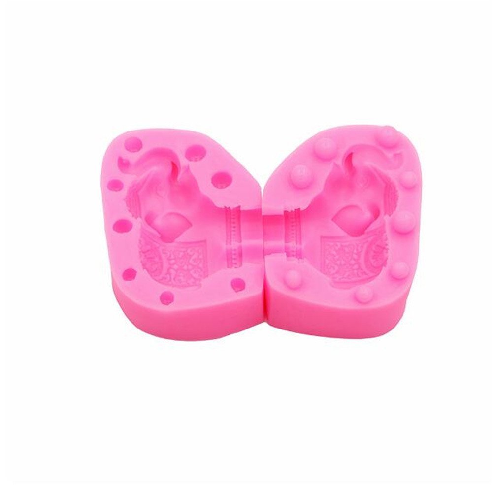 Acheter Moules En Silicone Forme Animaux Adorables Moules Fondant Chocolat Outil De Décoration De Pâtisserie De Fête Fabrication Mousses Moules à Gâteaux