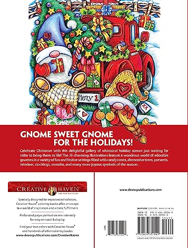Creative Haven Christmas Gnomes Coloring Book (Adult Coloring Books: Christmas) - Image 2