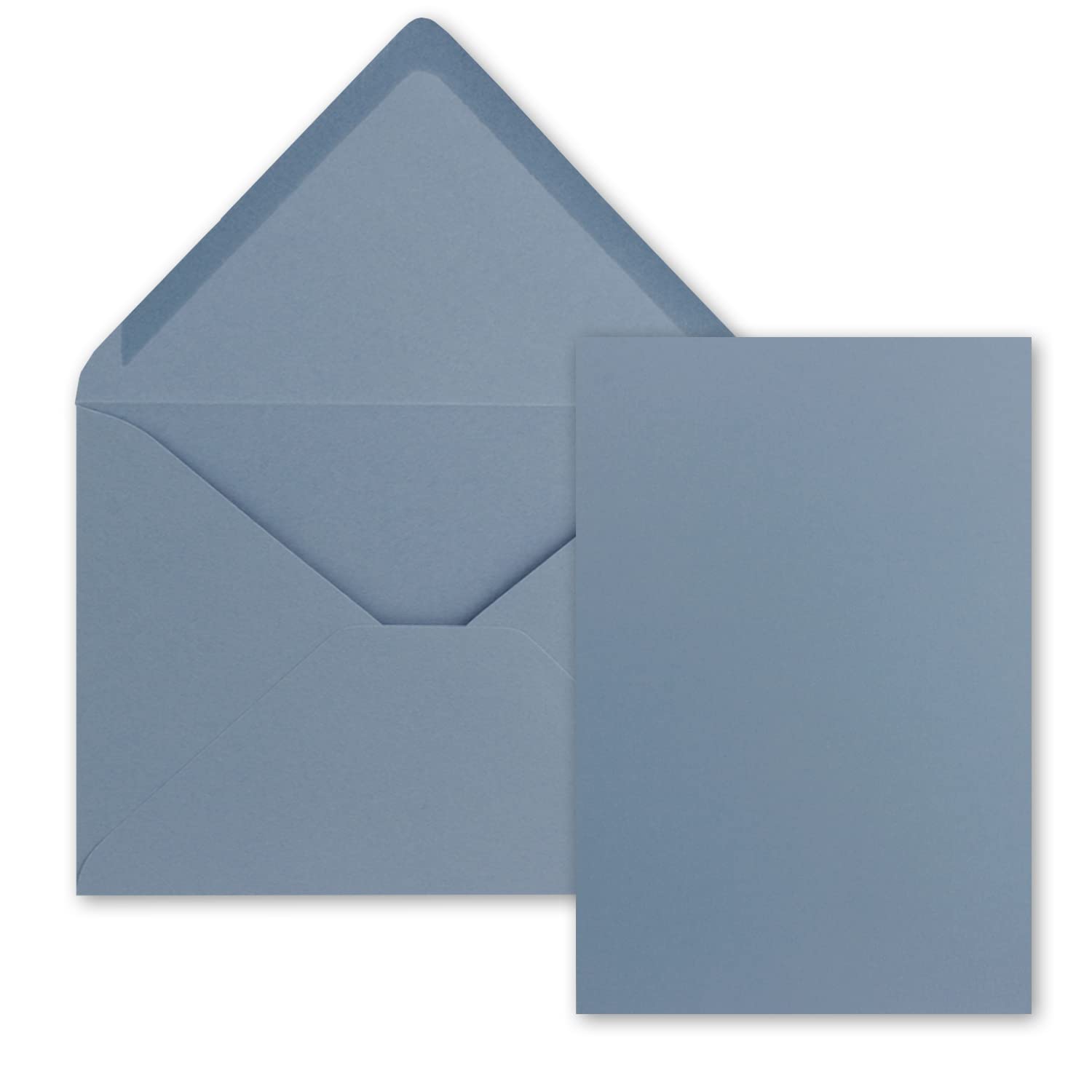Sobres De Colores Tarjetas Y Sobres Azul Grisáceo DIN A5/C5 - Pack 50  Unidades | Invitaciones Bodas Cumpleaños Personalizables Tarjetas Sobres  Papel, image size:1500x1500
