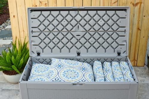 Rubbermaid 2145549 Extra Large Resin Outdoor Storage Deck Box thumb #8